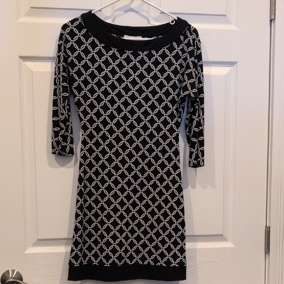 White House Black Market Dresses & Skirts - NWOT Black and White Patterned Dress